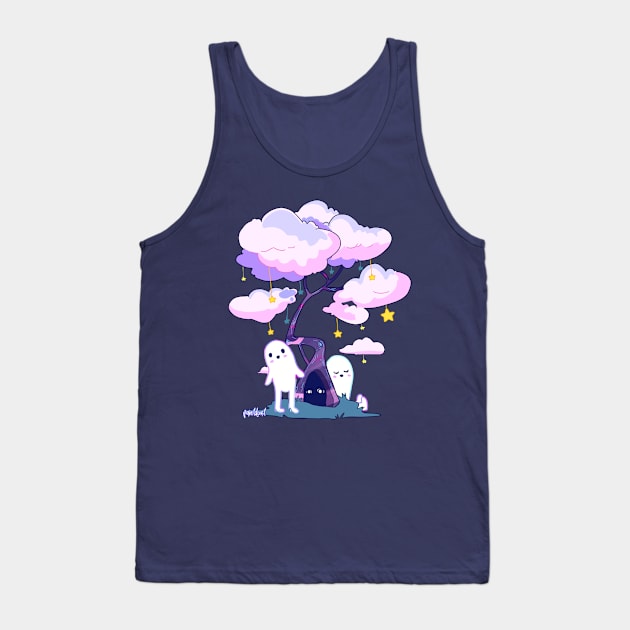 Friendly Ghosts Tank Top by paintdust